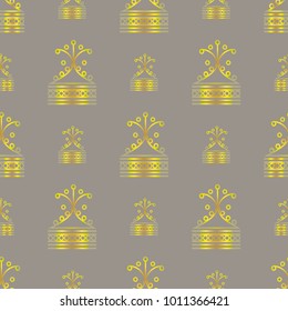 Abstract color seamless pattern for new background.