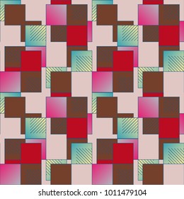 Abstract color seamless pattern for new background.