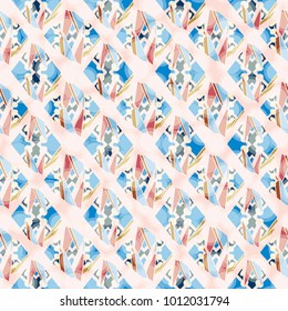 Abstract color seamless pattern for new background.