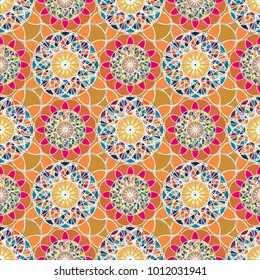 Abstract color seamless pattern for new background.