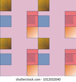 Abstract color seamless pattern for new background.