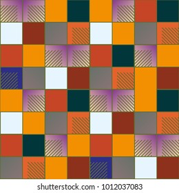 Abstract color seamless pattern for new background.