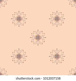 Abstract color seamless pattern for new background.