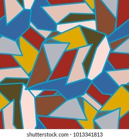 Abstract color seamless pattern for new background.