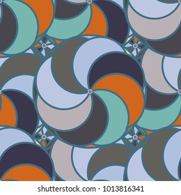 Abstract color seamless pattern for new background.