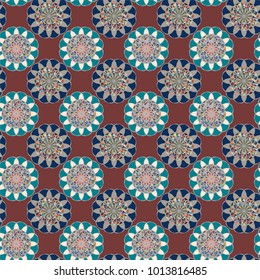 Abstract color seamless pattern for new background.