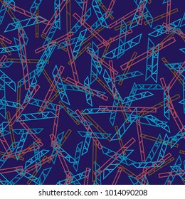Abstract color seamless pattern for new background.