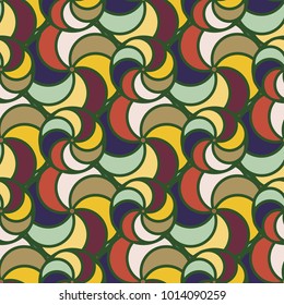 Abstract color seamless pattern for new background.