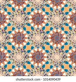 Abstract color seamless pattern for new background.