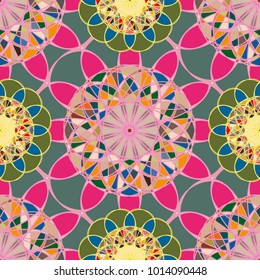 Abstract color seamless pattern for new background.