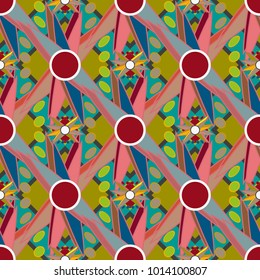 Abstract color seamless pattern for new background.