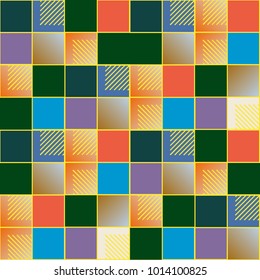 Abstract color seamless pattern for new background.