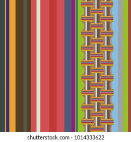 Abstract color seamless pattern for new background.