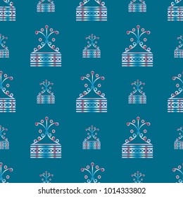 Abstract color seamless pattern for new background.
