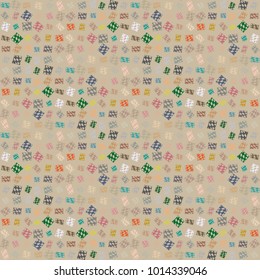 Abstract color seamless pattern for new background.