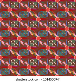 Abstract color seamless pattern for new background.