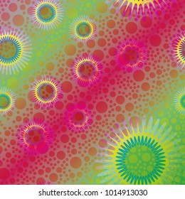 Abstract color seamless pattern for new background.