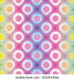 Abstract color seamless pattern for new background.