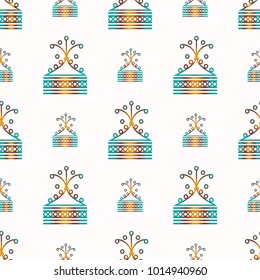 Abstract color seamless pattern for new background.