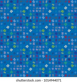 Abstract color seamless pattern for new background.