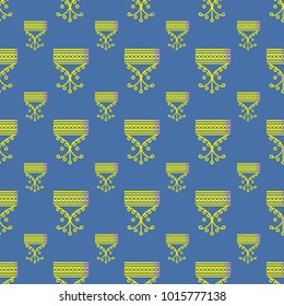 Abstract color seamless pattern for new background.