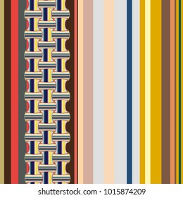 Abstract color seamless pattern for new background.