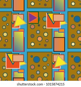 Abstract color seamless pattern for new background.