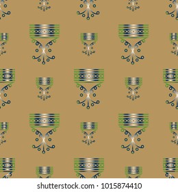 Abstract color seamless pattern for new background.