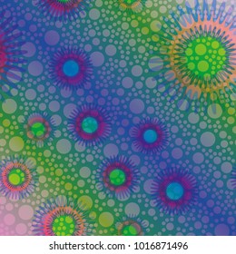 Abstract color seamless pattern for new background.
