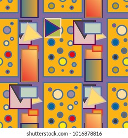 Abstract color seamless pattern for new background.