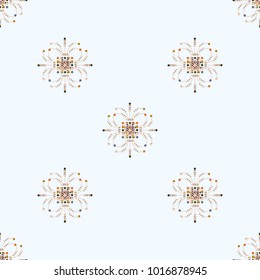 Abstract color seamless pattern for new background.