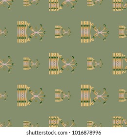 Abstract color seamless pattern for new background.