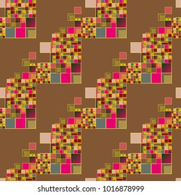 Abstract color seamless pattern for new background.