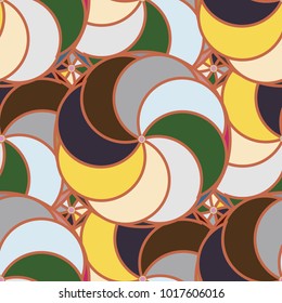 Abstract color seamless pattern for new background.
