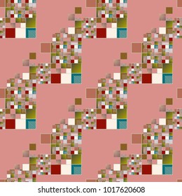 Abstract color seamless pattern for new background.