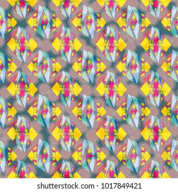 Abstract color seamless pattern for new background.