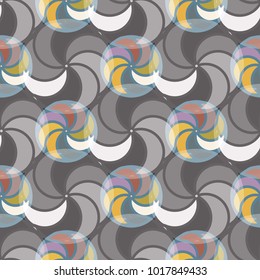Abstract color seamless pattern for new background.