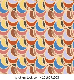 Abstract color seamless pattern for new background.