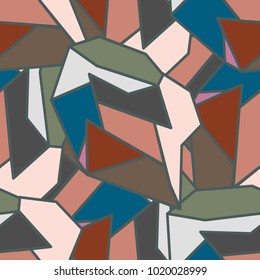 Abstract color seamless pattern for new background.