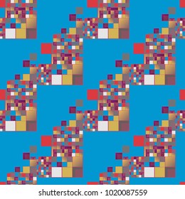 Abstract color seamless pattern for new background.