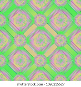 Abstract color seamless pattern for new background.