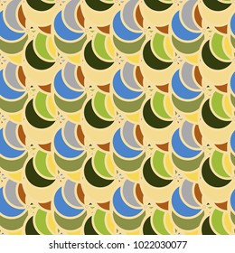 Abstract color seamless pattern for new background.