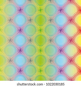 Abstract color seamless pattern for new background.
