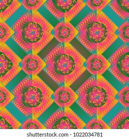 Abstract color seamless pattern for new background.