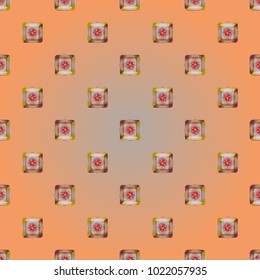 Abstract color seamless pattern for new background.