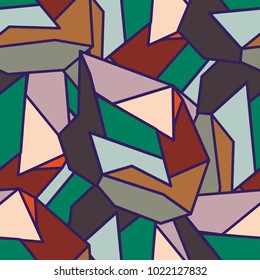 Abstract color seamless pattern for new background.