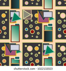 Abstract color seamless pattern for new background.