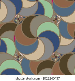 Abstract color seamless pattern for new background.
