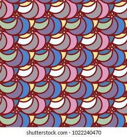 Abstract color seamless pattern for new background.