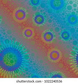 Abstract color seamless pattern for new background.